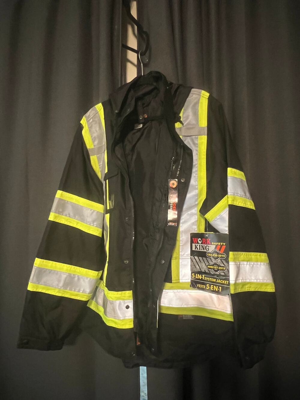 Work King Safety Jacket Size Large NWT